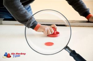How to fix bubbles on an air hockey table