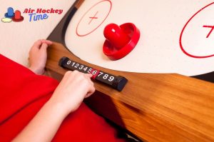What is an air hockey table made of?