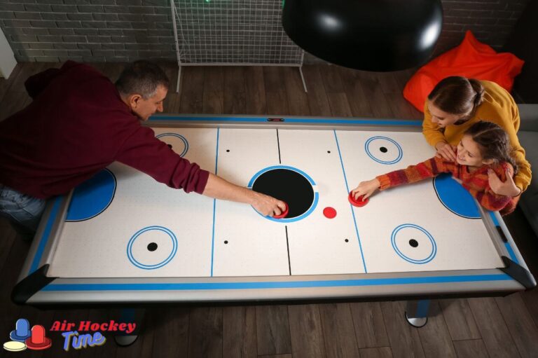 What is topping in air hockey